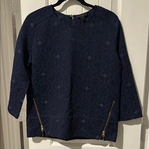 J Crew Navy Blue Top